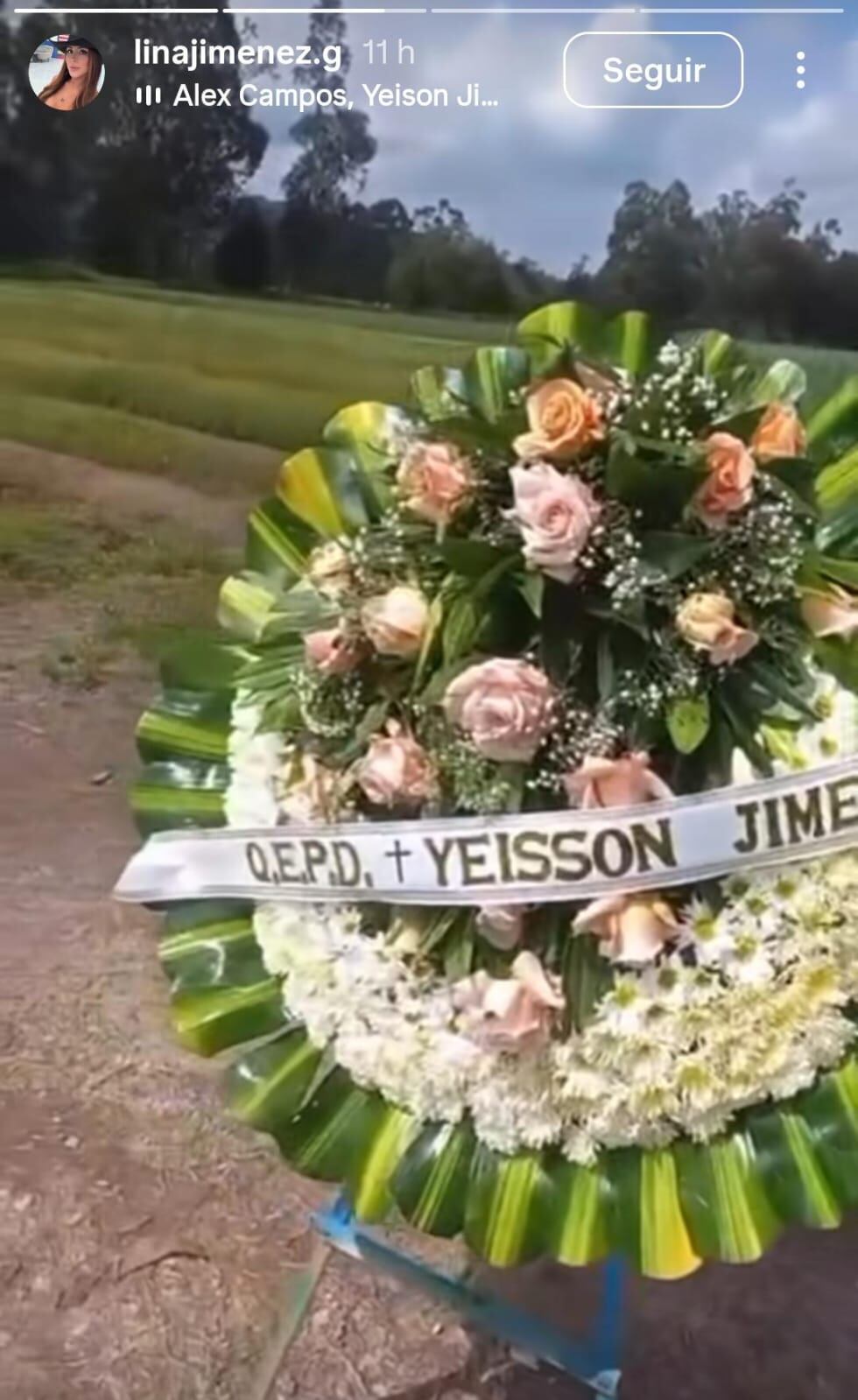 Sus allegados demostraron su dolor a dos meses de su partida - crédito Lina Jiménez / Instagram