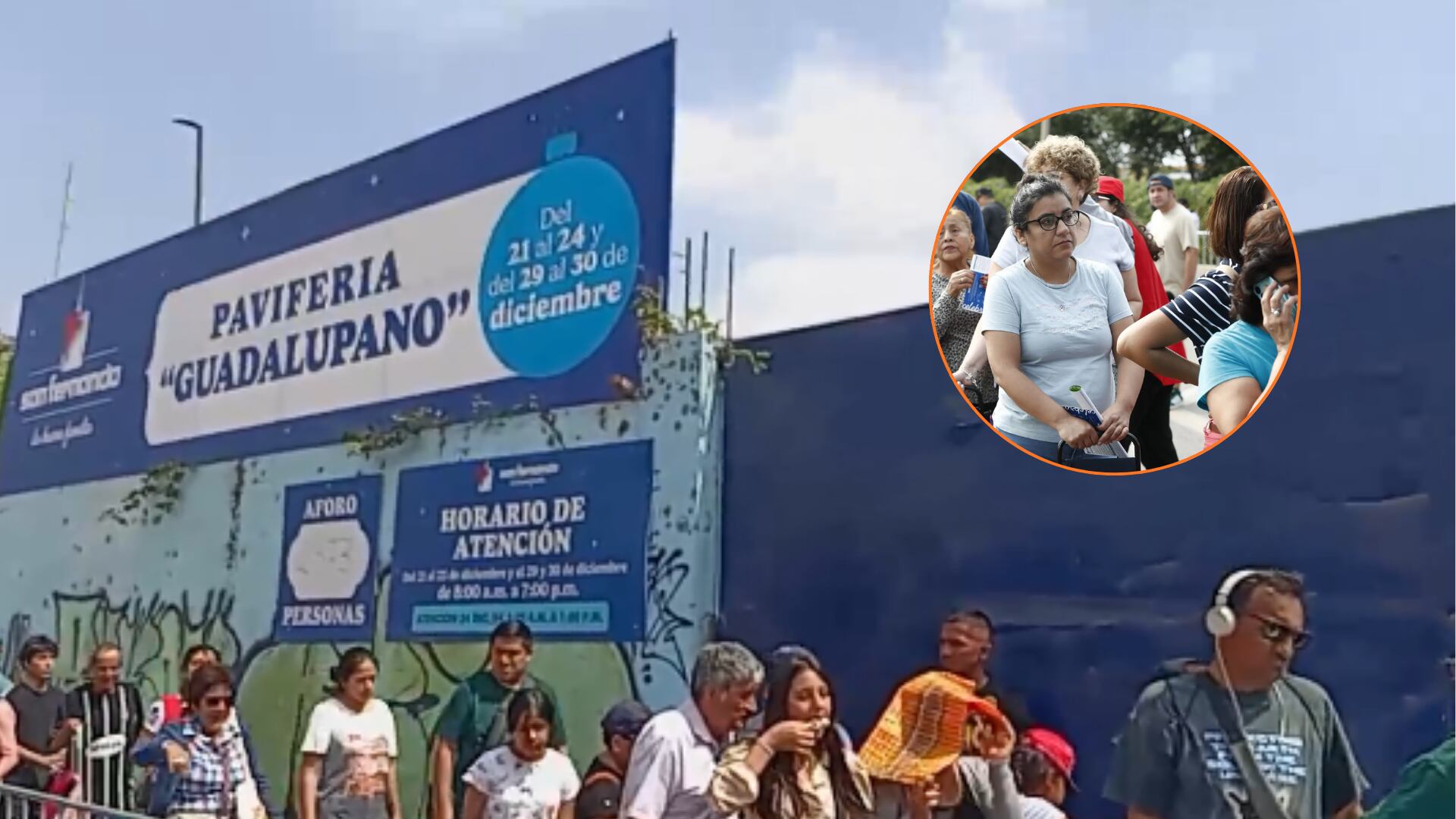 El reparto de pavos congrega a multitudes en Los Olivos, largas colas desde el amanecer|Foto: Cono Norte Noticias