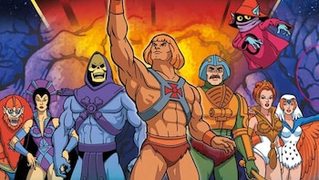 Una imagen de la serie de animación de los Masters del Universo de los años ochenta
