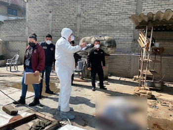 Agentes de la fiscalía recabaron