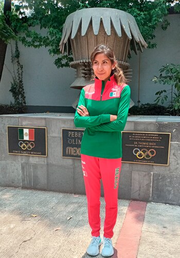 La atleta mexicana Andrea Ramírez
