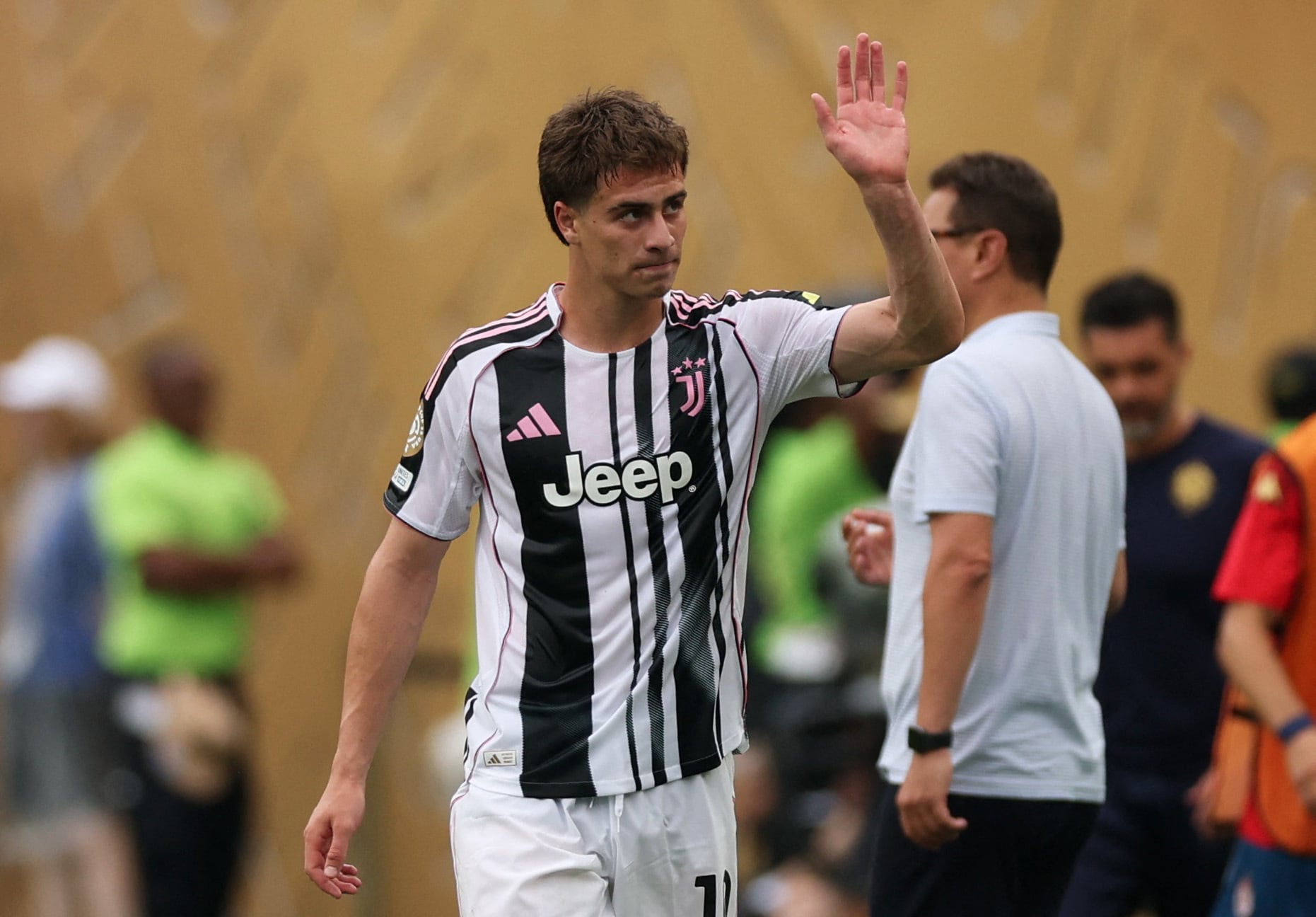 Kenan Yildiz es una de las figuras de Juventus a sus 20 años. - créditos: REUTERS/Lee Smith