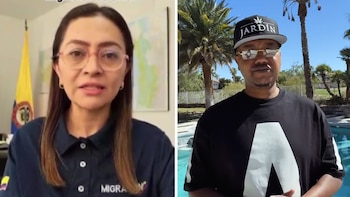 El estadounidense compartió su testimonio el 28 de abril de 2026 - créditos Migración Colombia | @chillcapo/IG