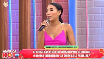 Samahara Lobatón en 'América Hoy'.