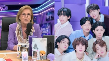 Mónica Delta se viste de morado y recibe el respaldo de ARMY por proteger la privacidad de BTS: le dieron obsequios y un pin