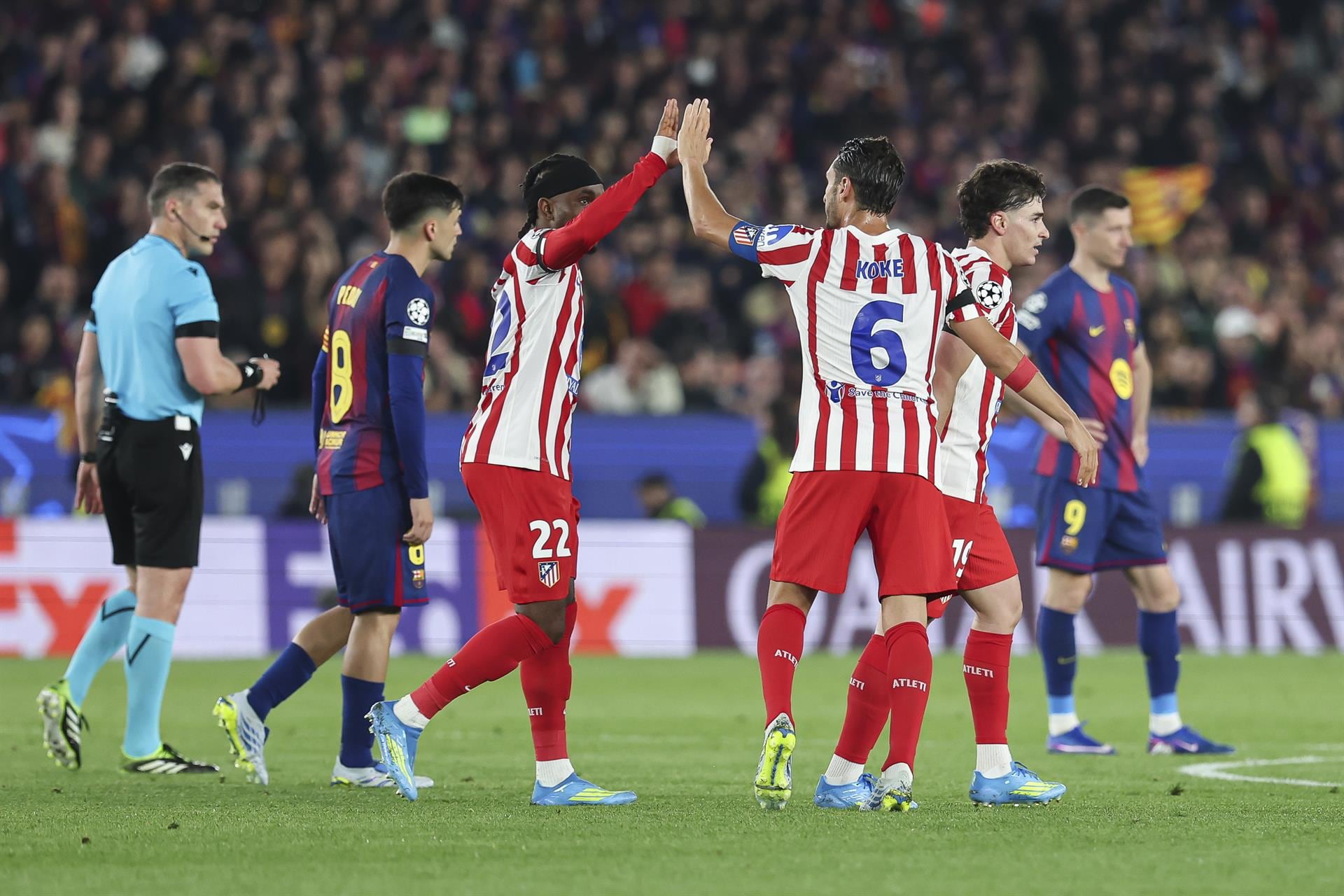 Atlético Madrid recibe a Barcelona por Champions League