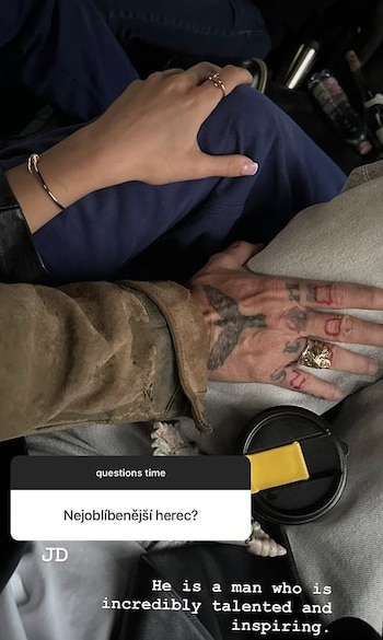 En una instastorie, la modelo