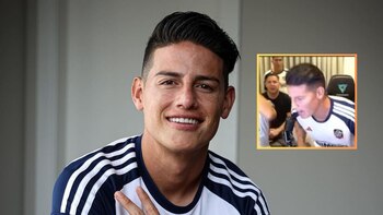 La fuerte reacción de James