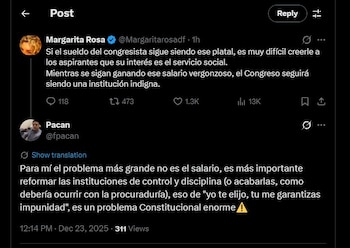 Varios usuarios de X reaccionaron