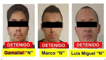 Los detenidos se encontraban en