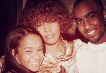 Whitney Houston con Nick Gordon,