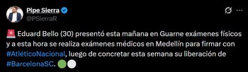 Eduard Bello será el cuarto