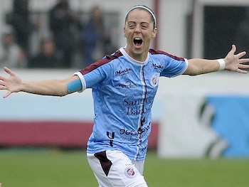 Mariana Larroquette, la goleadora del equipo (Foto Baires)