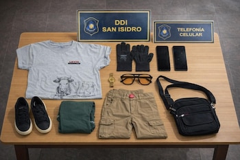 Parte de lo secuestrado a