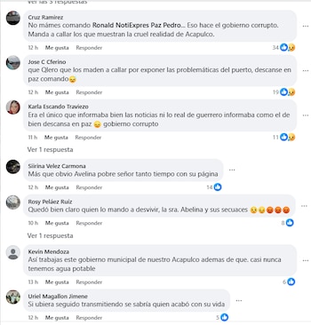 Comentarios de los usuarios en