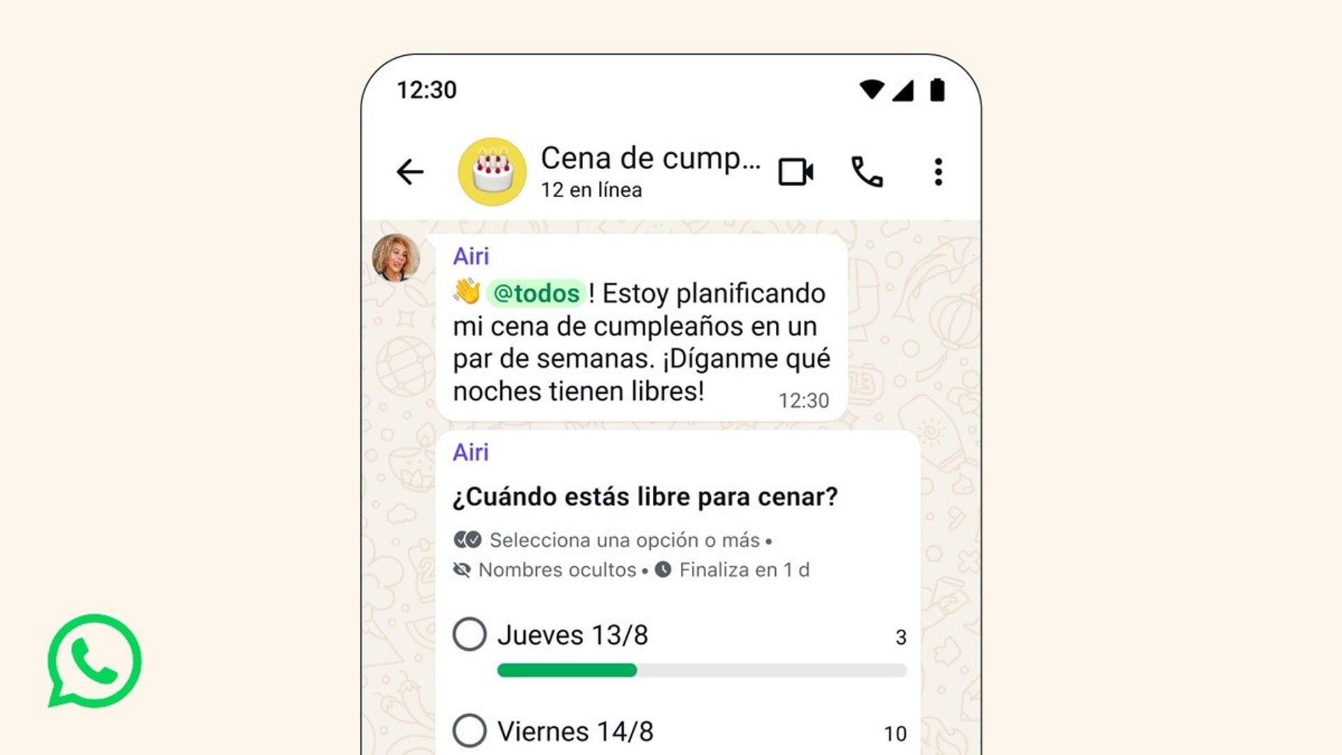 Los usuarios cuentan con la posibilidad de limitar las notificaciones de esta etiqueta. (WhatsApp)