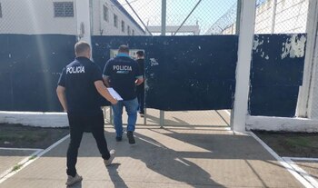 Así llegaban los policías a