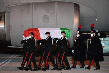 Los restos de Luca Attanasio