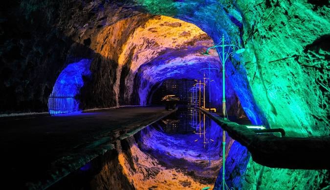 La Mina de Sal de Nemocón conserva túneles, galerías y formaciones de sal que hacen parte de su recorrido turístico - crédito Alcaldía de Nemocón