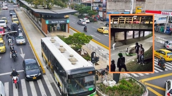 Vehículo se volcó y arrolló a dos habitantes de calle en Medellín: el conductor no tenía licencia de conducción