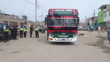 Conductor de la empresa Santa
