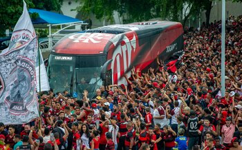 Los hinchas de Flamengo se