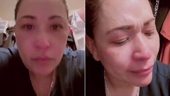 Madre se encierra en el