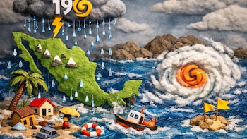 Onda tropical 19 entra en México, provocando fuertes lluvias en 11 estados; zona de baja presión aumenta 90% probabilidad de ciclón