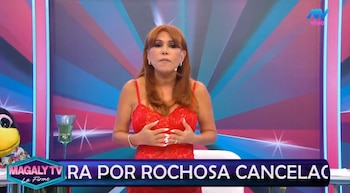Magaly Medina arremete contra Óscar Custodio tras verlo nuevamente detrás de La Bella Luz: “Ni siquiera se esconde”. Captura: Magaly TV La Firme.