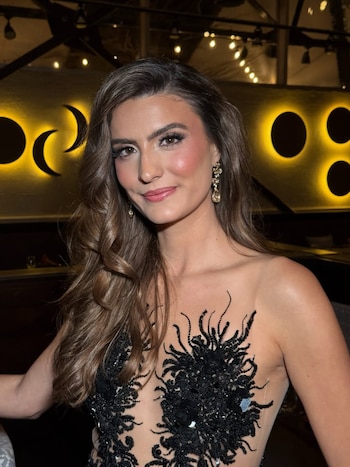 Milena Said, nueva Miss Perú-USA, se prepara para competir en el Miss Universe Perú nacional.