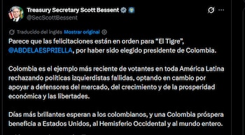 Scott Bessent - crédito @SecScottBessent/X