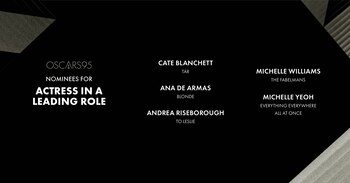 Nominadas a Mejor actriz en