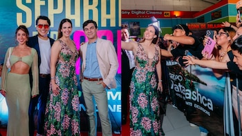 Emilia Drago, protagonista y productora, dijo: “Estoy fascinada de regresar a Tarapoto”.