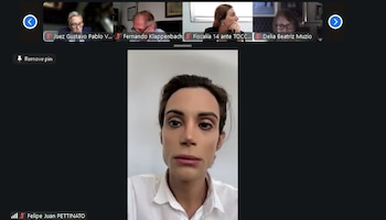 Felipe Pettinato en la audiencia del lunes 30