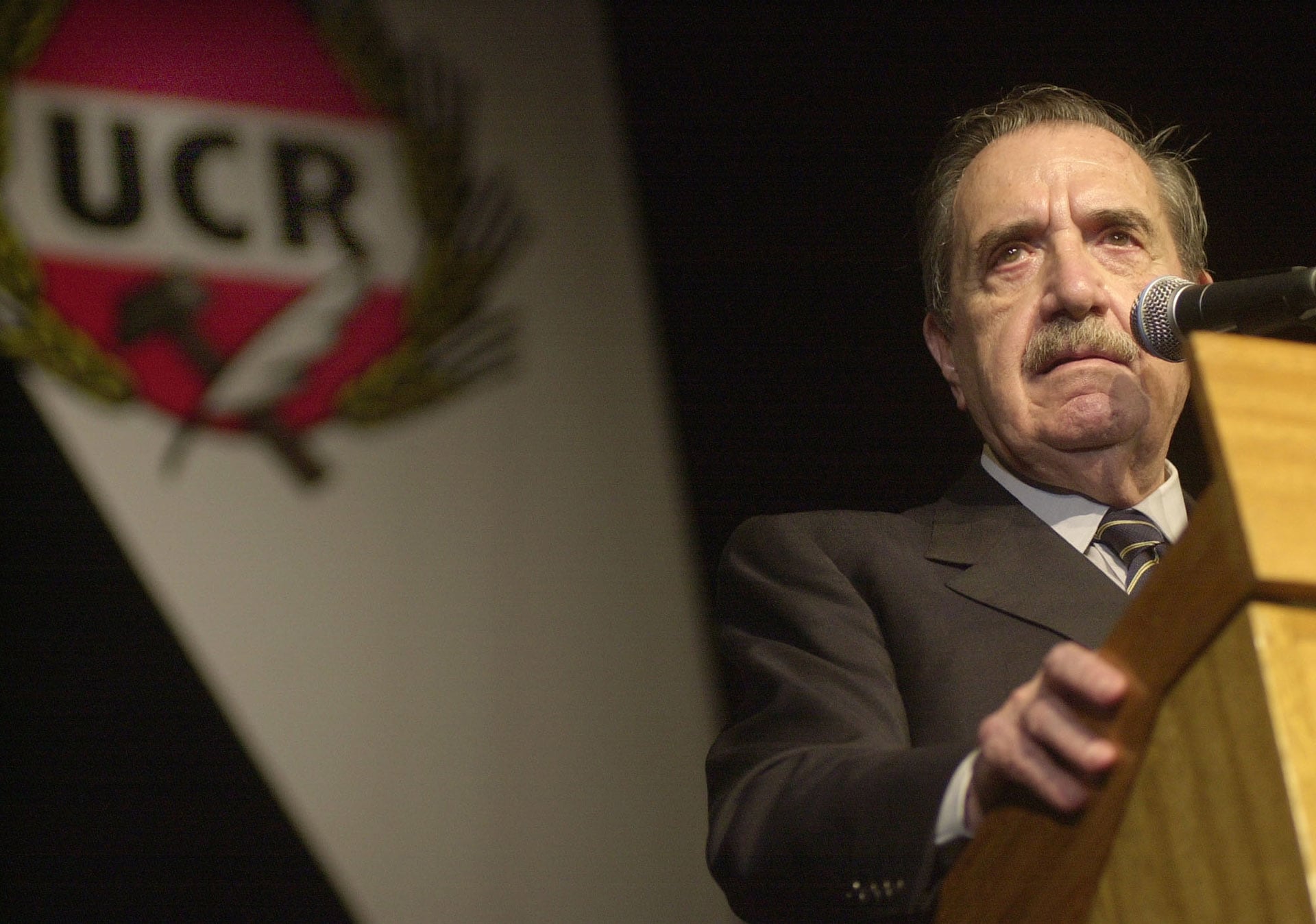 El expresidente Raúl Alfonsín