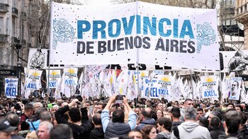 La movilización fue al Congreso