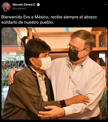 El ex presidente de Bolivia