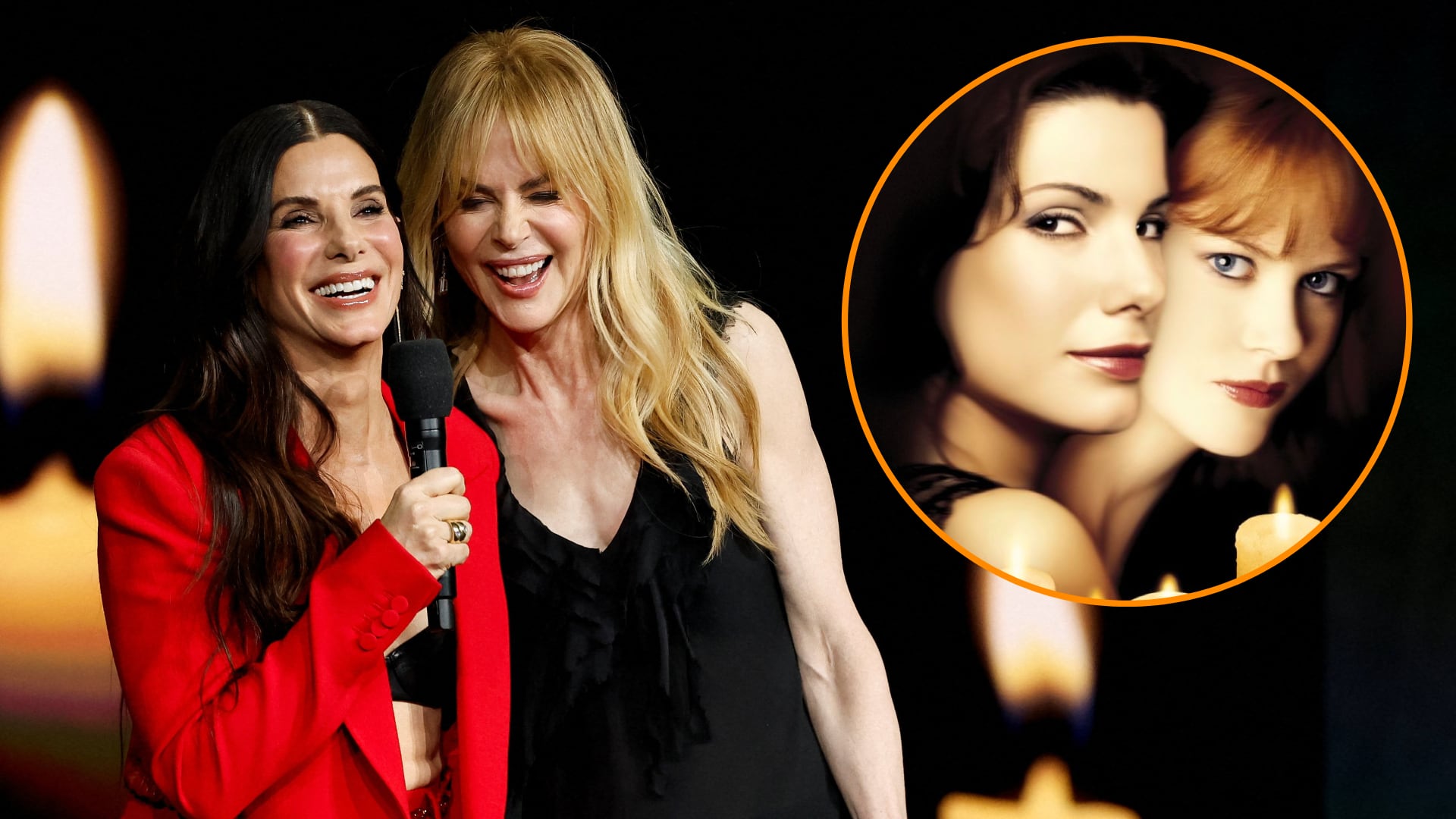 Sandra Bullock contó en el pódcast SmartLess que las críticas al estreno original de Hechizo de amor la afectaron durante la gira de prensa (REUTERS/Warner Bros.)