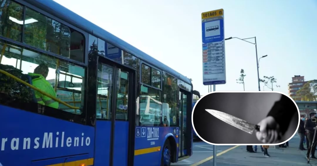 Dos hombres asaltaron a los usuarios de un bus del Sitp en el sector de El Lucero, en el sur de Bogotá - crédito Colprensa