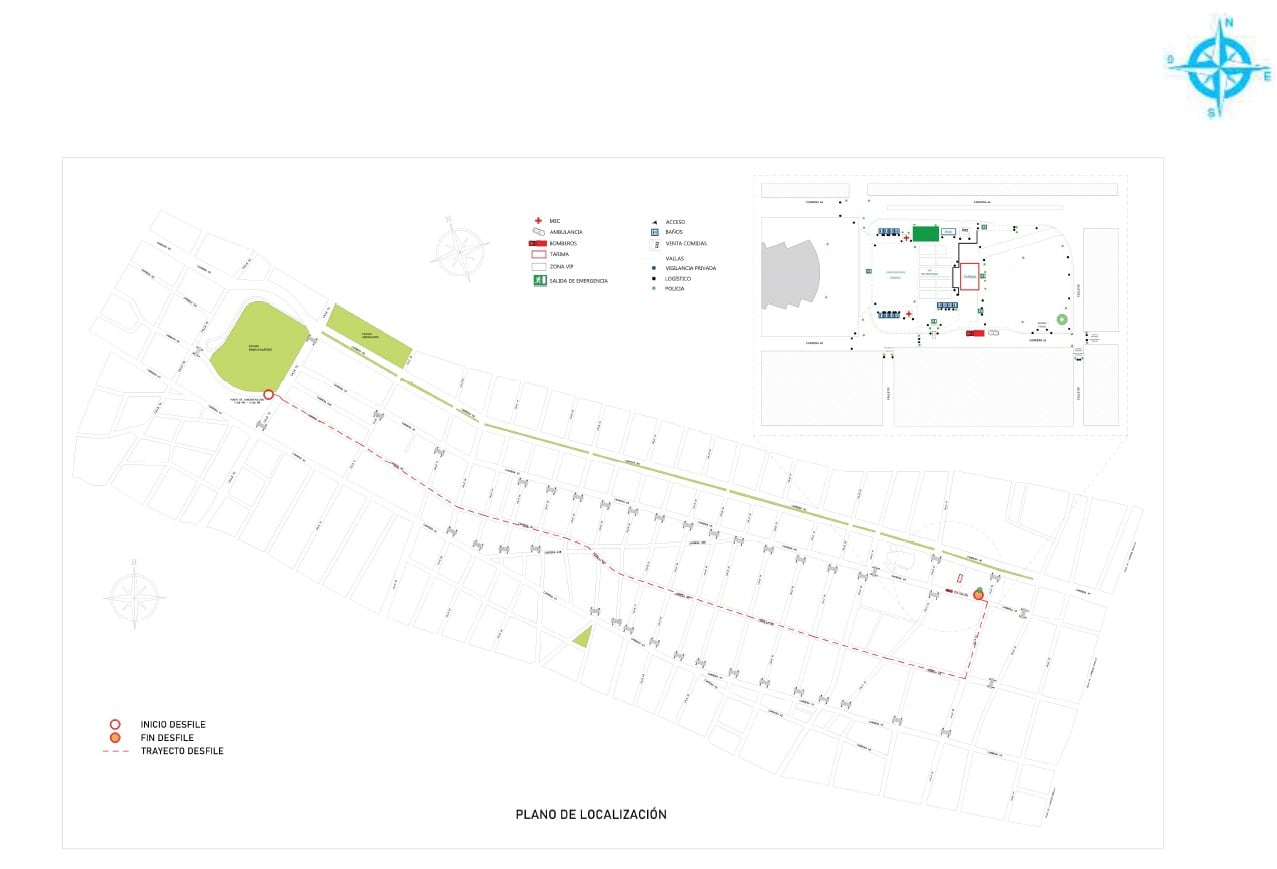 El Desfile del Carnaval de los Niños el domingo implicará cierres en la calle 75 y en varias carreras del norte de Barranquilla - crédito Alcaldía de Barranquilla
