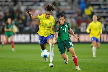 La selección mexicana pierde a su jugadora más peligrosa como la Maga Ovalle y una de las máximas goleadoras del torneo como Ordoñez. (Ray Acevedo-USA TODAY Sports)