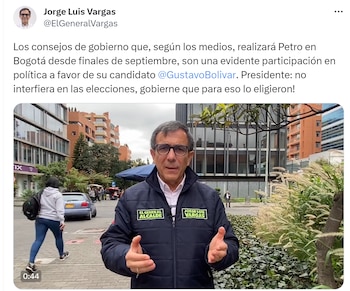 Jorge Luis Vargas contra el