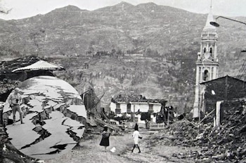 Terremoto en Yungay. (Foto: Captura)