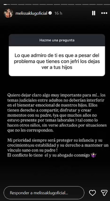 Una pregunta directa en Instagram