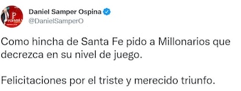 El columnista Daniel Samper se