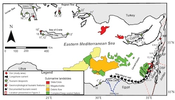 24/12/2020 Un tsunami de 40 metros barrió el Mediterráneo oriental hace 9.000 años.
Un modelo a partir del examen de sedimentos obtenidos por excavación submarina y perforación de pozos cerca del antiguo asentamiento de Tel Dor, en el actual Israel, sugieren que un paleo-tusanmi masivo, con hasta 40 metros de altura, barrió la costa del Mediterráneo oriental hace 9.000 años y borró la huella humana durante siglos en la zona.
POLITICA EUROPA ESPAÑA INVESTIGACIÓN Y TECNOLOGÍA
PLOS ONE/ Shtienberg et al.