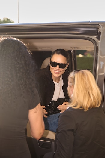 La supermodelo se despidió de