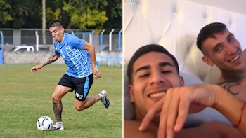 Ricky Centurión apareció en una transmisión en vivo desde la concentración de su equipo: cigarrillo y una confesión sobre Riquelme