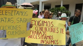 Marcha del sector salud realizada