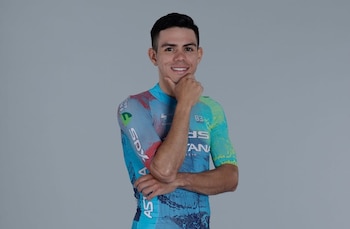 El antioqueño ya completó la crono en el Tour de Francia - crédito @sergioandreshiguita / Instagram